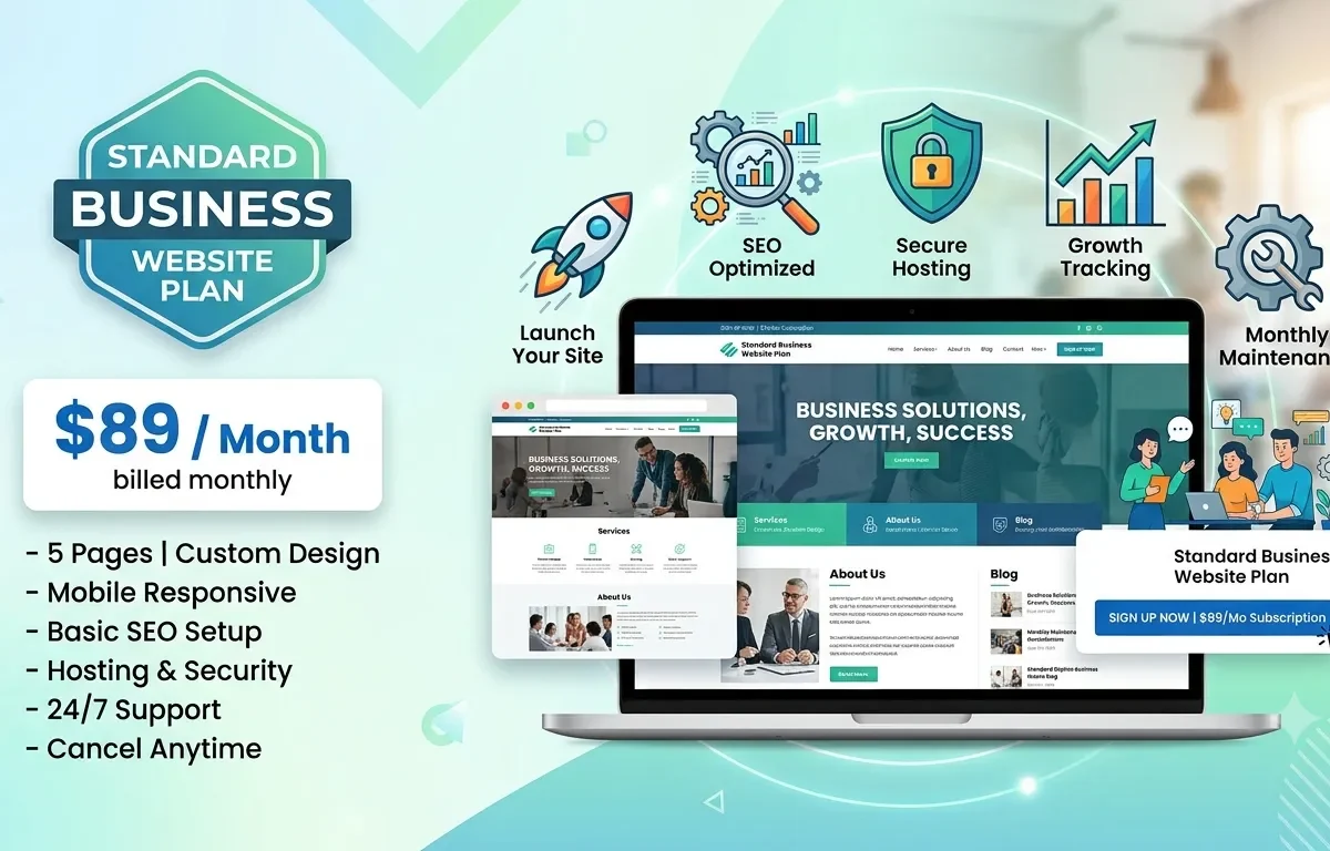 Standard Business Website Plan